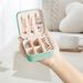 Mini Jewelry Travel Case,Small Jewelry Box,Traveling Jewelry Organizer,Portable Jewellery Storage Holder For Rings Earrings Necklace Bracelet Bangle For Girls Women(Blue - 1 Pack) Brand: VOMNA_maomaolike.com