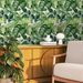Green Botanical Peel & Stick Walll Decorlpaper – Tropical Leaf Design, Waterproof, Removable, Easy DIY Wall Decor_maomaolike.com