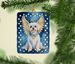 Maltese My Angel Porcelain Ornament Christmas Tree Hanging Decorations For Home Christmas Holiday, Rectangle, Gift, Multicolor_maomaolike.com