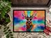 Hippie Animal Stag Deer Doormat Front Door Mat Indoor Outdoor Rugs For Entryway, Non Slip Washable Low Pile, 24H X 36W_maomaolike.com