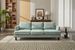 Fabric 3 Seater Couch With 2 USB, Comfortable Sectional Couches And Sofas For Living Room Bedroom Office Small Space, Easy Assembly & Comfy Cushion,Light Green_maomaolike.com
