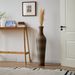 39-Inch-Tall Vase, Brown Decorative Floor Vase, Classic Neat Floor Vase Tall Freestanding Flower Holder, Artificial Rattan Vase, PVC Floor Vase, Flower Holder For Home Decor_maomaolike.com