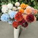 Three-headed Rhododendron Lotus Decoration Green Plant Floral Material Onion Artificial Flower Wedding Guide Ball_maomaolike.com