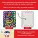Norwegian Elkhound King Of Mardi Gras Porcelain Ornament Christmas Tree Hanging Decorations For Home Christmas Holiday, Rectangle, Gift, Multicolor_maomaolike.com
