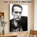 Monochrome Male Portrait Painting Poster, Vintage High-contrast Black & White Portrait Poster, Retro Artistic Decor Suitable For Home Walls, Music_maomaolike.com