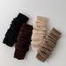 Wool pile socks women winter calf socks over the knee hot girl leg cover autumn and winter style y2k knitted warm knee socks_maomaolike.com