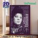 Ida B. Wells Quote Painting Poster, Vintage Newspaper-style Typographic Silhouette Poster, Inspirational Truth-focused Art For Home Office, Living_maomaolike.com