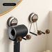 Holder Rack Bathroom Storage Suction Cup No-Drill Wall-Mounted Hair Dryer Stand_maomaolike.com