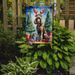 Chocolate Standard Poodle Christmas Reindeer Garden Flag Mailbox Flag Decorative Yard Flag Banner Outside Patio Artwork Yard Flower Beds, Garden Size, Multicolor_maomaolike.com