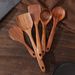 Acacia Wooden Pot Shovel Non-stick Special Cooking Shovel Household Wooden Pot Salad Fork Colander Soup Spoon Kitchen Set_maomaolike.com