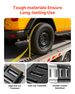 E-Track Tie-Down Rail Kit, 4 Pack 2 Ft E Track Rails, 20 Pcs Includes 2 Ratchet Straps & 4 O-Rings & 4 Tie-Offs With D-Ring & 2 Single Slots & 8 End Caps, Fit For Garages Trailers_maomaolike.com