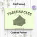 Tabernacles Themed Painting Poster, Soft-toned Minimalist Tent & Scripture Art Poster, Serene Religious Decor Ideal For Home, Prayer Room_maomaolike.com