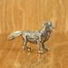 Creative Little Wolf Metal Crafts Accessories Cute Animal Factory New Street Stall Wholesale Source_maomaolike.com