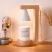 Japanese Style Wooden Melting Candle Warmer Aromatherapy Melting Wax Lamp Bedroom Table Dimmable Lamp Smokeless Night Light_maomaolike.com