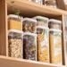 Kitchen Food-Grade Material Grain Sealed Plastic Container Moisture-Proof Storage Box Milk Powder Jar Five Grains_maomaolike.com