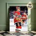 Ice Hockey Player Painting Poster, Dynamic Realistic On-ice Competition Scene Poster, Captures Authentic Sports Intensity, Ideal For Home Game Rooms_maomaolike.com