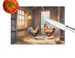 Chickens In The Coop Glass Cutting Board Decorative Tempered Glass Kitchen Cutting And Serving Board Large Size Chopping Board_maomaolike.com