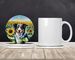 Border Collie In Sunflowers Large Sandstone Coasters Pack Of 4 Absorbent Round Coasters Decor Gifts For Men Or Women, 4 In, Multicolor_maomaolike.com