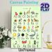 German Alphabet Painting Poster, Watercolor-style Illustrated German Alphabet Poster, Educational Visual Guide With Matching Themed Objects For Study_maomaolike.com
