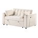 58" 4-1 Multi-functional Sofa Bed With Cup Holder And USB Port For Living Room Or Apartments_maomaolike.com