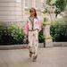 Women's clothing casual fashion all-match linen printed macaron long-sleeved suit_maomaolike.com