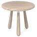 18 Inch Outdoor Mahogany Wood Side Table With Thickened Board For Different Scenarios, Such As Porch And Living Room_maomaolike.com