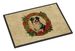Australian Shepherd Christmas Flowers Doormat Front Door Mat Indoor Outdoor Rugs For Entryway, Non Slip Washable Low Pile, 24H X 36W_maomaolike.com