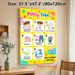 Potty Training Theme Painting Poster, Colorful Cartoon-style Step-by-step Potty Guide Poster, Clear Instructional Steps To Support Potty Training_maomaolike.com