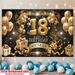 18th Birthday Party Banner - 2D Flat Polyester Backdrop, Wall Hanging Photo Props, Celebration Backdrop, Party Supplies_maomaolike.com
