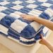 Winter Coral Milk Velvet Sheet Single Piece Quilted Bed Cover 2024 New Model Mattress Protector With Fleece_maomaolike.com