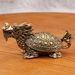 Large Antique Dragon Nine Sons Accessories Chishi Tou Tuo Ornaments Decorative Handheld Brass Crafts_maomaolike.com