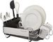 KitchenAid Compact, Space Saving Rust Resistant Dish Rack With Removable Flatware Caddy And Angled Self Draining Drainboard, 16.06-Inch, Black_maomaolike.com