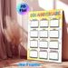 French Birthday Anniversary Tracking Chart Painting Poster, Colorful Cartoon-style Cheerful Poster, Functional To Record Monthly Birthdays, Suitable_maomaolike.com