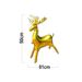 Golden Reindeer Aluminum Foil Balloon 81*50cm Christmas Party Decoration Fo 12pcs_maomaolike.com