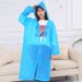 Travel Portable Peva Matte Non-Disposable Raincoat Adult Thickened Unisex Cycling Outdoor Hiking Rain Poncho Long_maomaolike.com