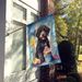 Labradoodle Black Happy Birthday House Flag Large Porch Sleeve Pole Decorative Outside Yard Banner Artwork Wall Hanging, Polyester, House Size, Multicolor_maomaolike.com
