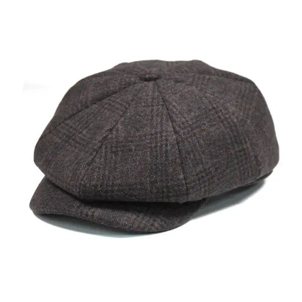 Hot Sale Fashion Wool Caps Herringbone Women Gatsby Retro British Painters Hat Driver Flat Solid Colors Cap for Men Beret_maomaolike.com