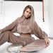 Women's Clothing fashion sports suit long sleeved hooded sweatshirt trousers two piece suit_maomaolike.com