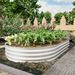8x4x1ft Raised Garden Bed Kit, Galvanized Planter Raised Garden Beds For Outdoor For Vegetables,Flowers &Herbs, Heavy Duty, Rust-Resistant, Easy Assembly_maomaolike.com