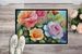Roses In Watercolor Doormat Front Door Mat Indoor Outdoor Rugs For Entryway, Non Slip Washable Low Pile, 24H X 36W_maomaolike.com