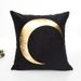 Home Furniture Gold Stamped Pillowcase Letter Pattern Printed Cushion Cover Does Not Contain Core_maomaolike.com