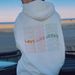 Men's Clothing letter fashion printed back collar plus velvet hooded sweatshirt _maomaolike.com