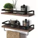 Clear Black Qtip Holder Dispenser With Lids Apothecary Jar Containers For Vanity Organizer Storage - Bathroom_maomaolike.com