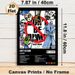 Hip-Hop Album Themed Painting Poster, Edgy Hand-Drawn Graffiti Style Poster, Bold Illustrated Artwork With Full Tracklist, Ideal For Music_maomaolike.com