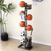 Household children's basketball storage rack football display rack ball multi layer floor storage basket badminton racket storage rack_maomaolike.com