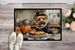Lakeland Terrier Fall Kitchen Pumpkins Doormat Front Door Mat Indoor Outdoor Rugs For Entryway, Non Slip Washable Low Pile, 24H X 36W_maomaolike.com