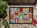 Lots Of Red Siberian Husky Doormat Front Door Mat Indoor Outdoor Rugs For Entryway, Non Slip Washable Low Pile, 24H X 36W_maomaolike.com