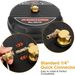 15-Inch Heavy Duty Surface Cleaner Kit For Pressure Washers - 4000 PSI Dual Nozzles With Extension Wand, Fast Stain Removal Tool For Driveways & Patios, High-Efficiency & Durable_maomaolike.com