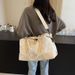 Style Casual Gym For Women, Large Capacity New Chinese Embroidery Single Shoulder Travel Bag, Outdoor Handheld Luggage Bag_maomaolike.com