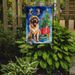 Leonberger Christmas Reindeer Garden Flag Mailbox Flag Decorative Yard Flag Banner Outside Patio Artwork Yard Flower Beds, Garden Size, Multicolor_maomaolike.com